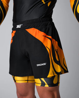 Engage "Nebula" 2-in-1 Fight Shorts
