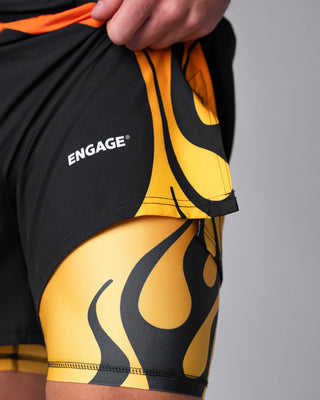 Engage "Nebula" 2-in-1 Fight Shorts