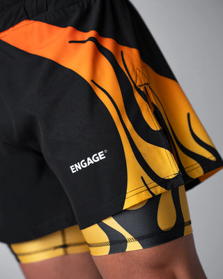 Engage "Nebula" 2-in-1 Fight Shorts