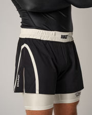 Engage INVICTA 2-in-1 Fight Shorts - Black