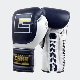 HMIT Lace Up Sparring Gloves - Navy