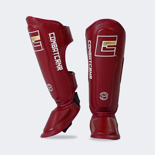 Combat CRNR HMIT Shin Guard - MAROON
