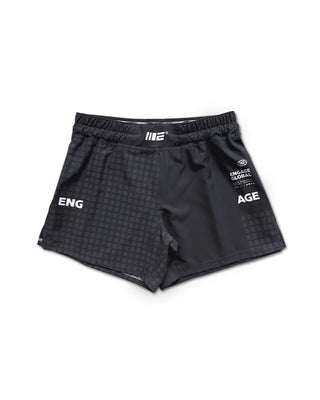 Engage Grid Tech Hybrid Shorts - Black