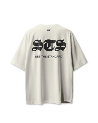 Engage Set The Standard "STS" Oversized Training Tee -Off White