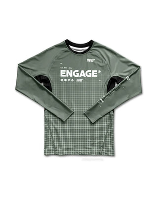 Engage Graph Tech Rash Guard - Olive