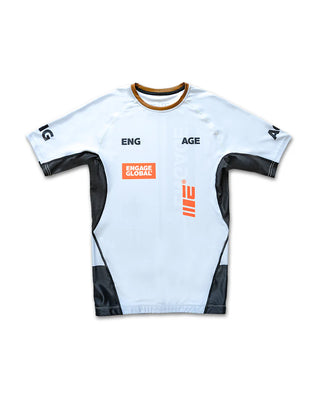 Engage Tundra Short Sleeve Rash Guard – White