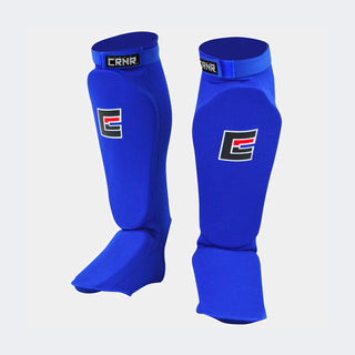 Combat CRNR Slip-On Shin Pad - Blue