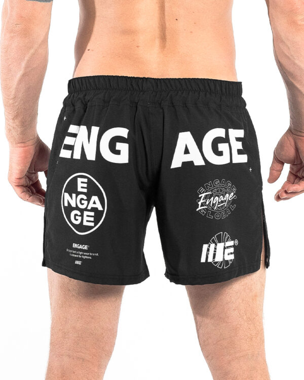 Engage Billboard 2-in-1 Fight Shorts - Black - Engage®